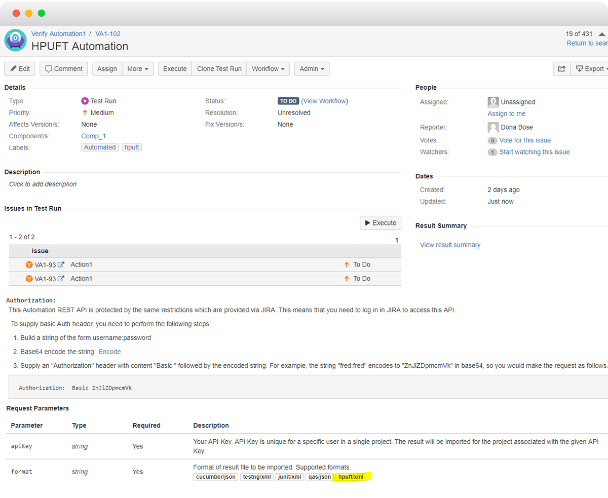 HP-UFT Automation framework support