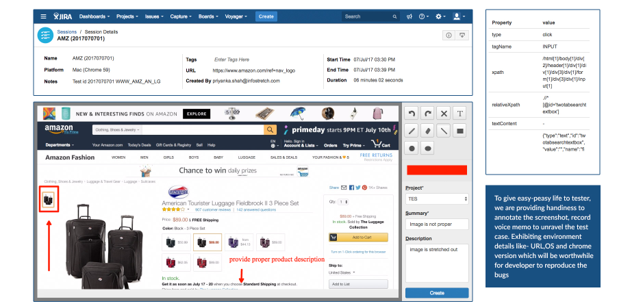 QMetry web testing tool for exploratory testing