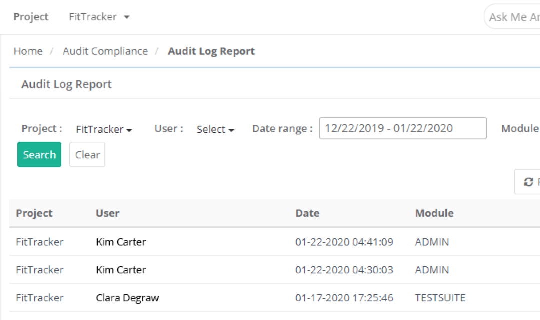 Audit Trails