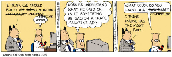 DevOps comic strip